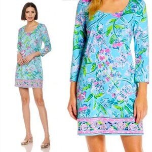 Lilly Pulitzer Bali Blue Sway This Way Knit Beacon Dress